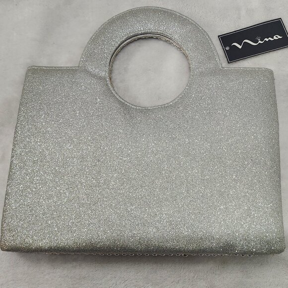 *New Low price! * Nina Ruri Silver Bead Bag - Picture 4 of 6